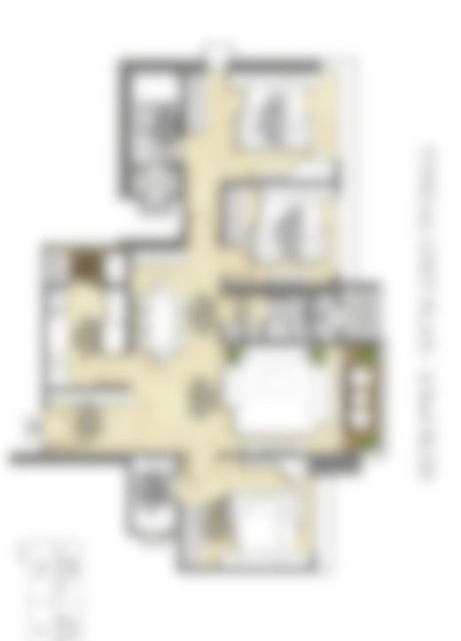 Piramal Vaikunth Thane 3 Bed Plan
